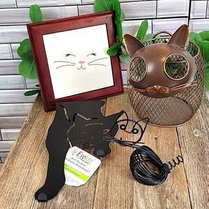 Cat lovers collection of useful items  4 pieces